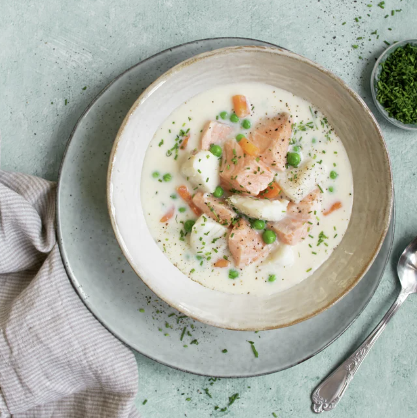 Kremet fiskesuppe