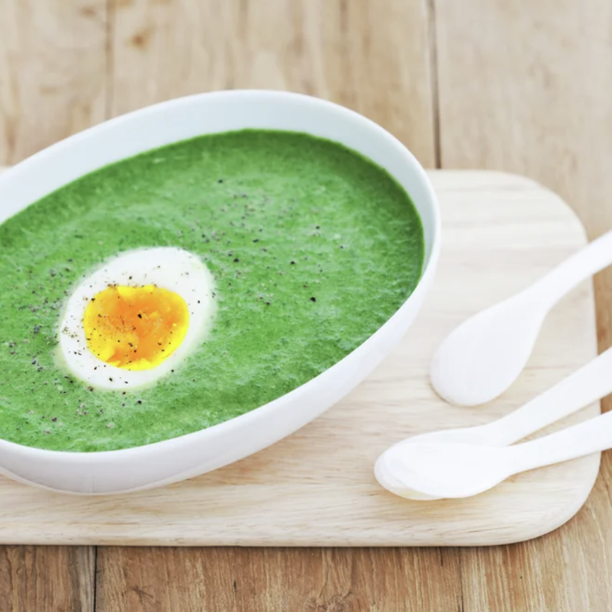Spinatsuppe